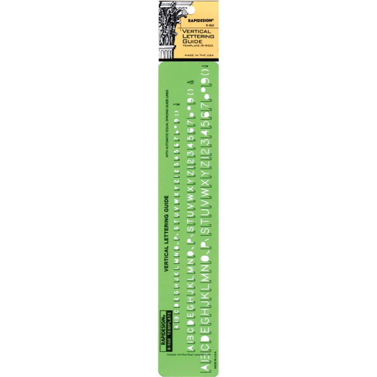 Gothic Vertical Guides 1/8", 3/16", 1/4" U/C - Peggable