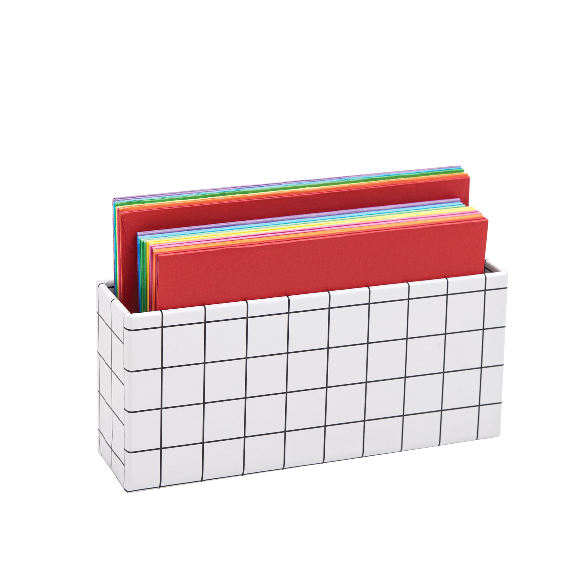Rico Design Greeting Cards, Pkg of 14 Rainbow Classic 4.1" x 2.9"
