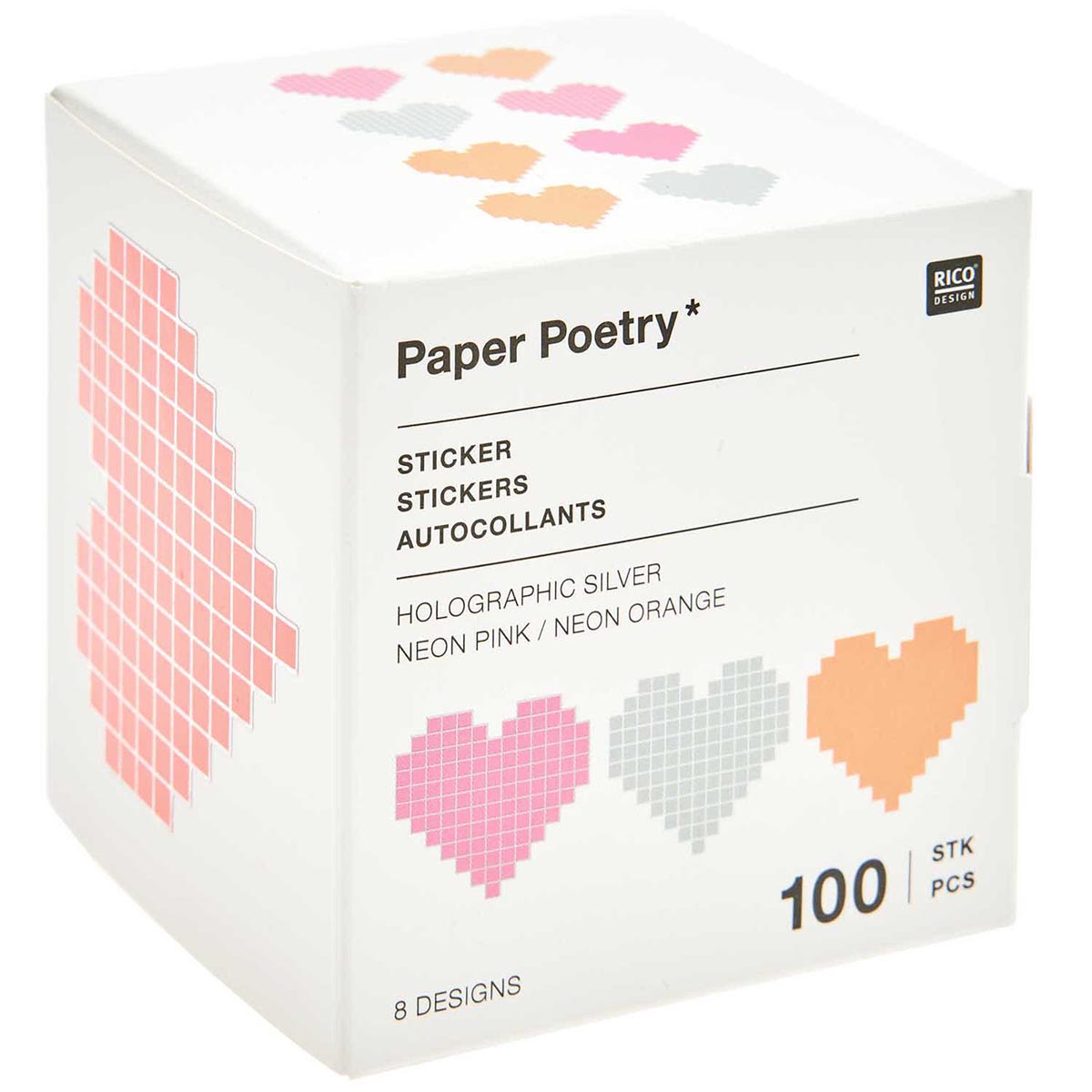 Sticker Rolls Hearts Roll
