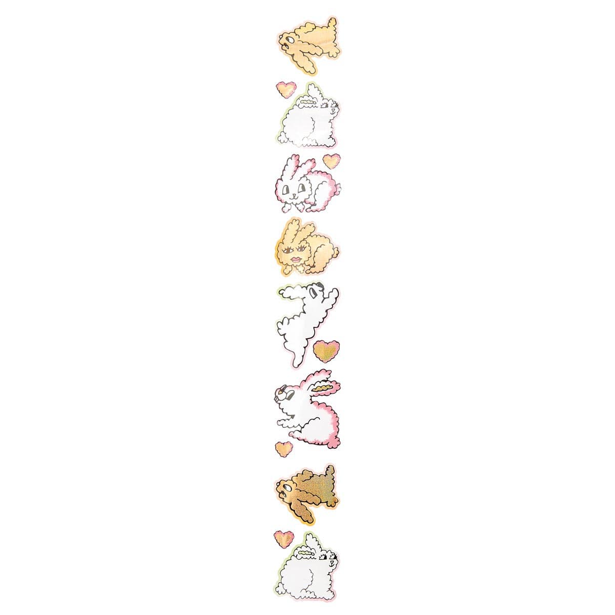 Sticker Rolls Bunnies Roll