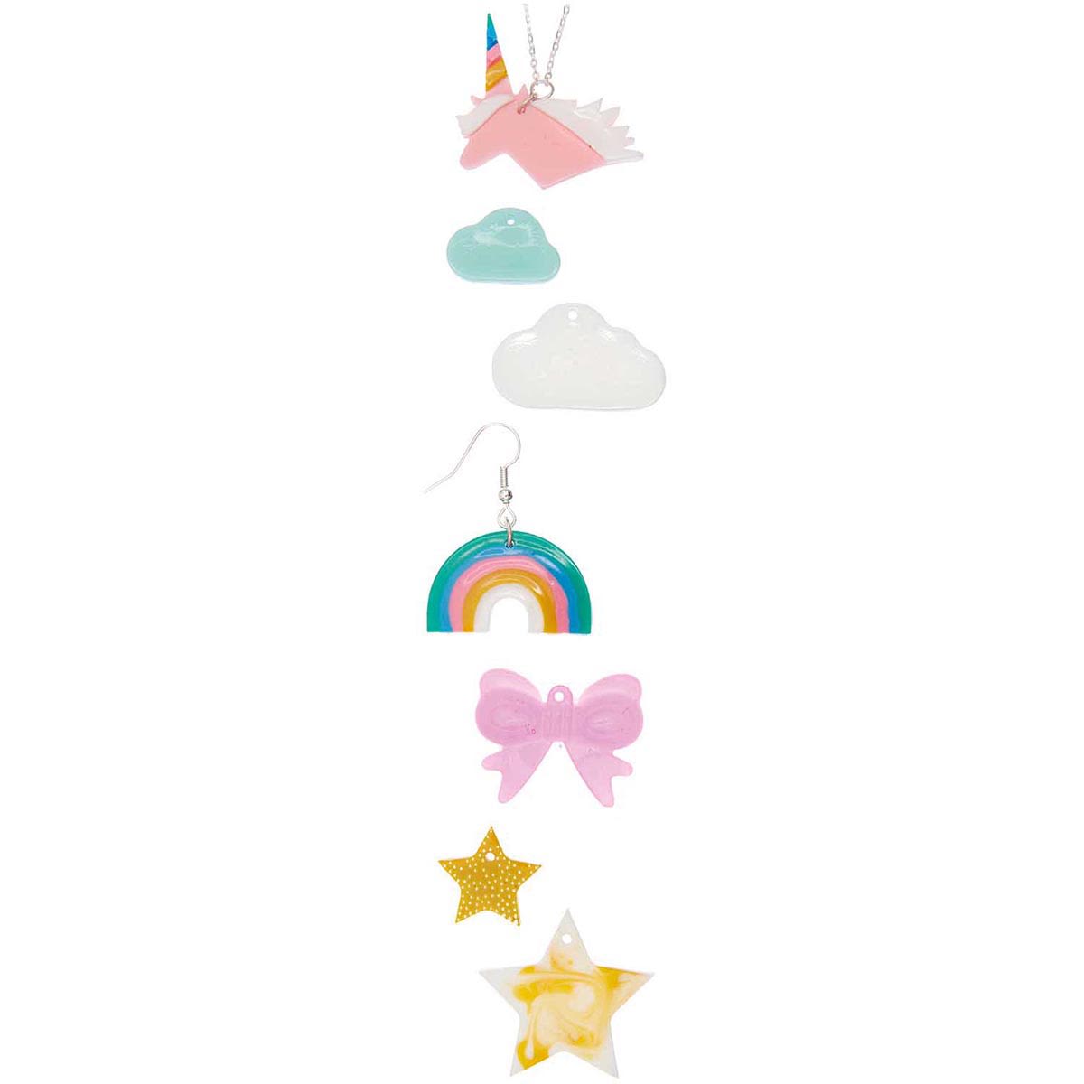 Silicone Molds Pendants Rainbow - Outer Mould 4 x 21.5 cm