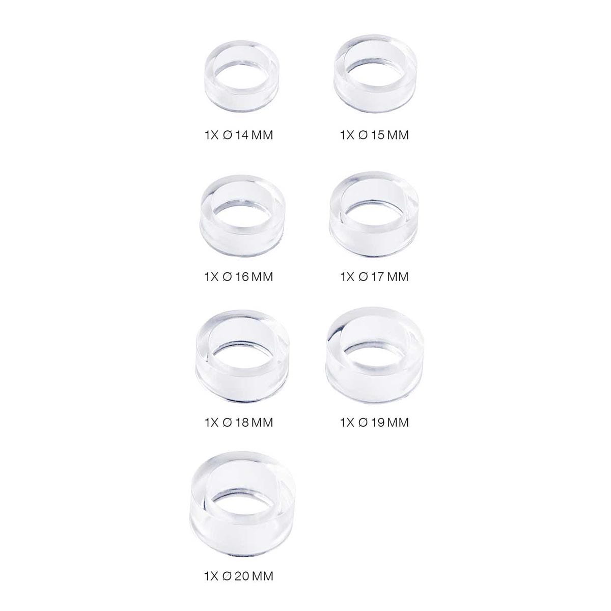 Silicone Molds Rings Wide - Outer Mould 4 x 21.5 cm