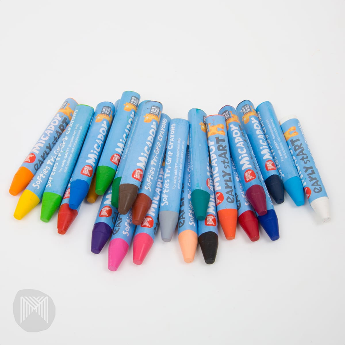 Softies Tri-Grip Crayons 24-Crayon Case