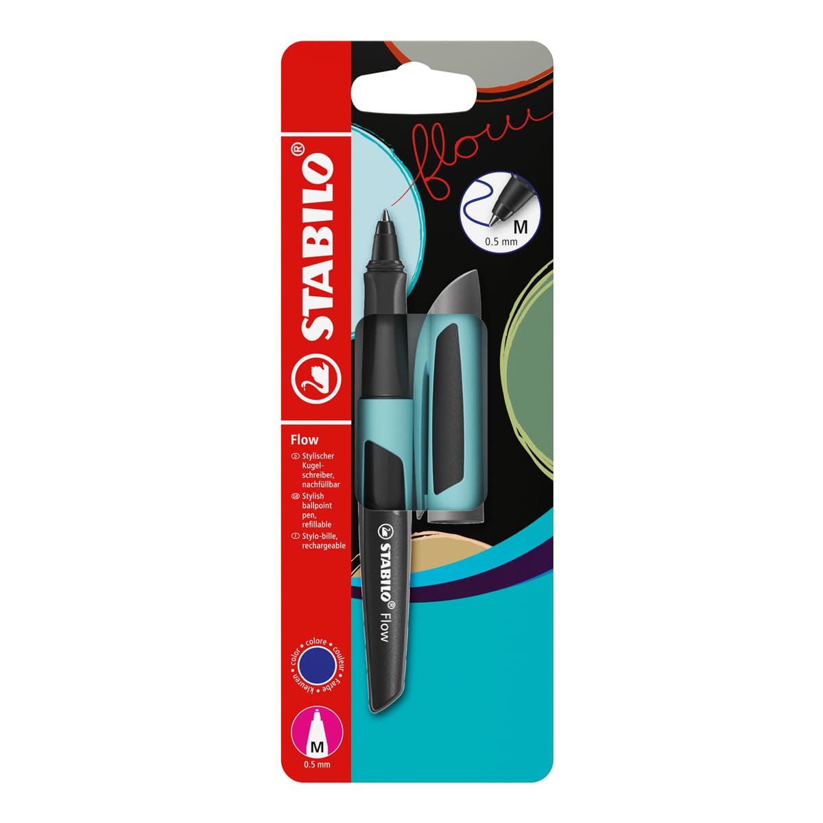 Flow Fountain & Ballpoint Pen Puristblue