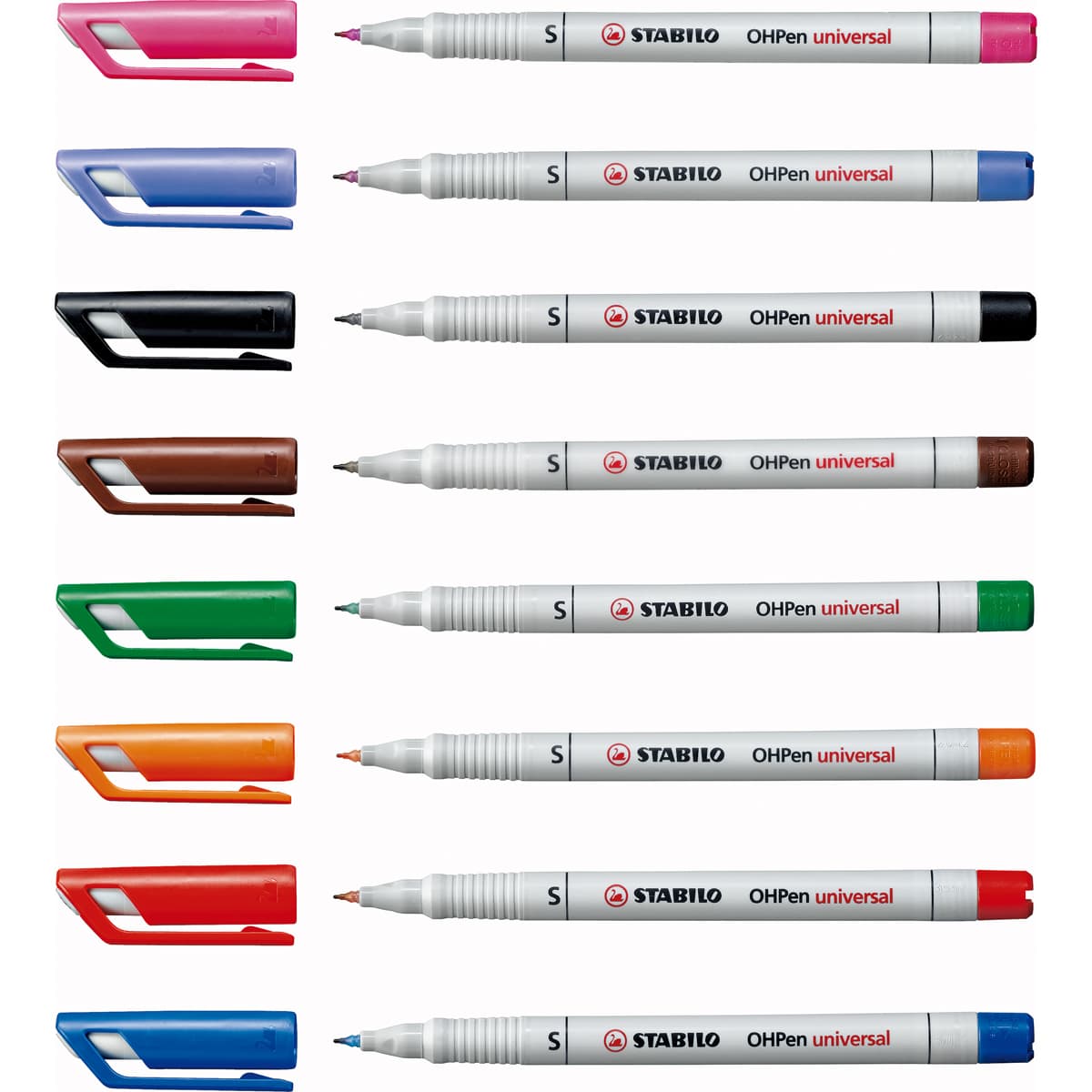 OHPen Universal Pen 8 Color Set - .4mm Non Permanent - Peggable