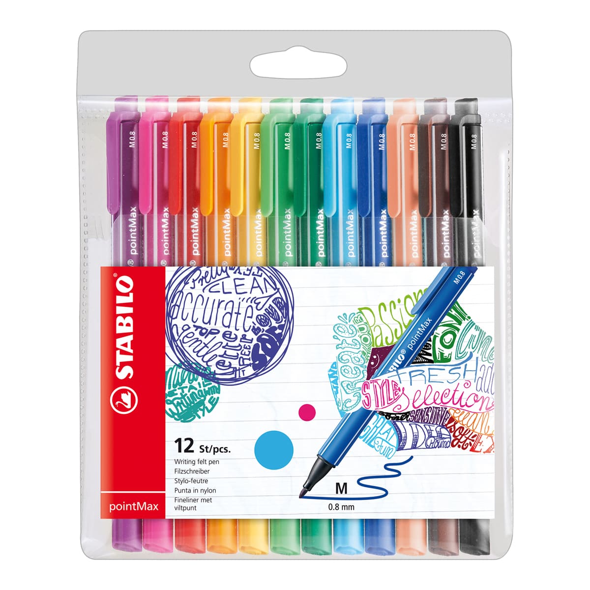 pointMax Pen 12-Pen Set - Peggable