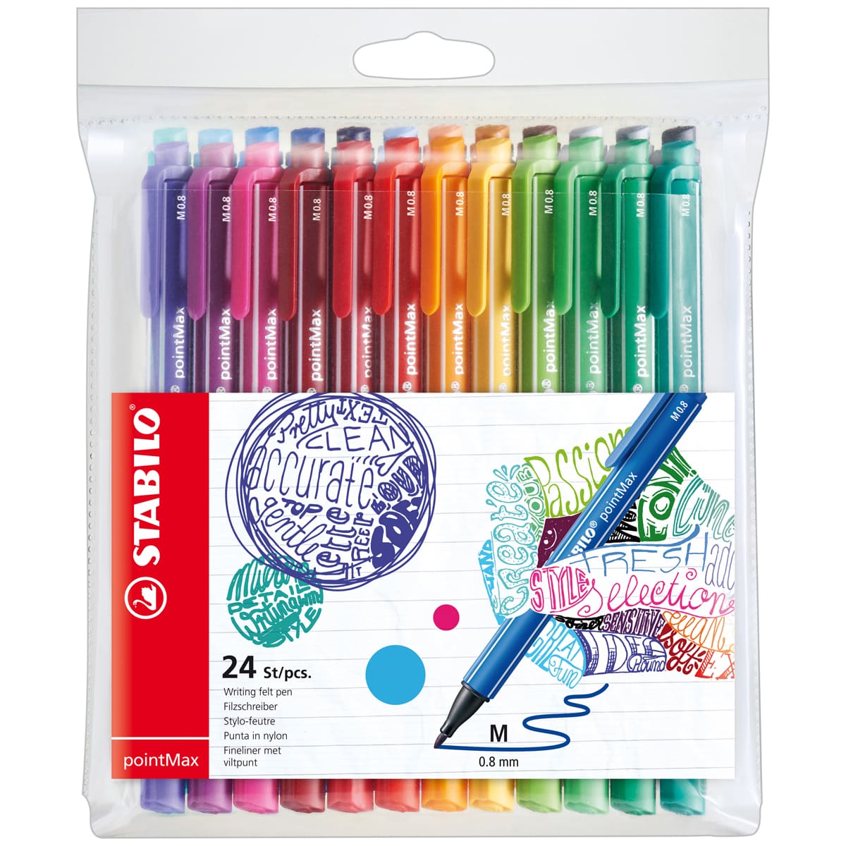 pointMax Pen 24-Pen Set - Peggable