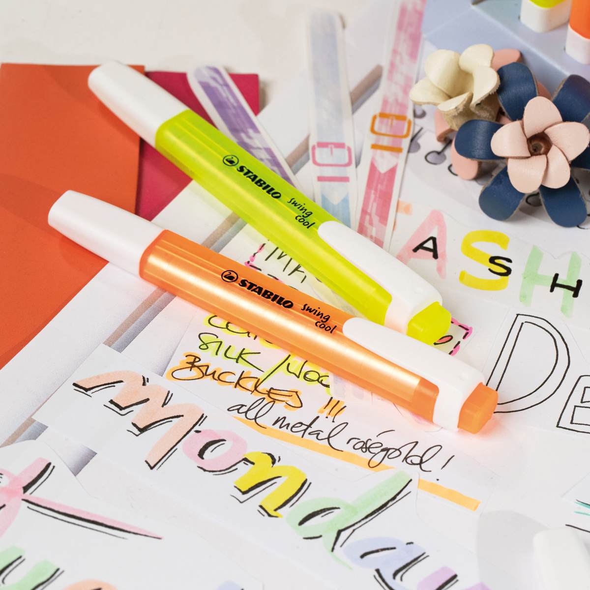 swing cool Sets 18-Color Desk Set