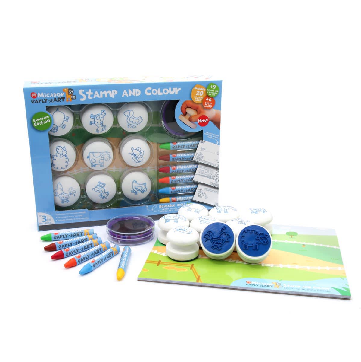 Stamp & Colour Barnyard Pack