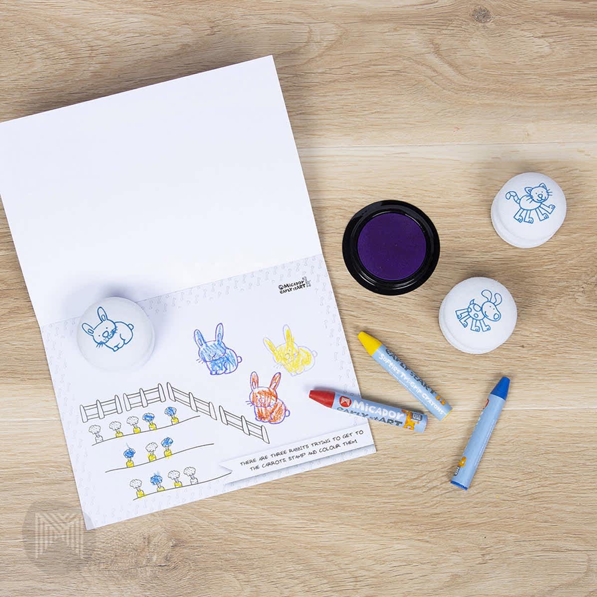 Stamp and Colour Mini Packs Pets Edition Pack