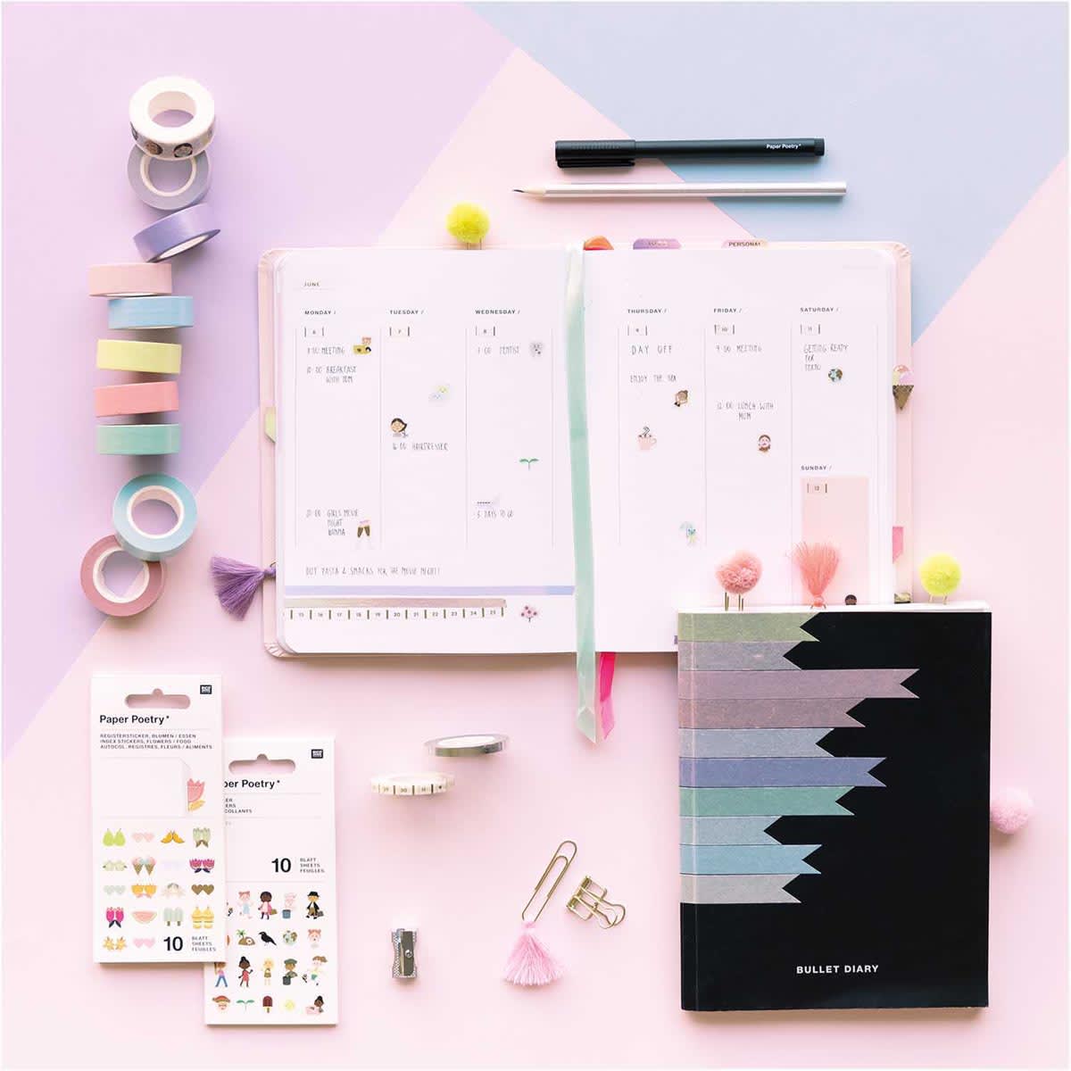 Washi Tape Sets Pastel Tape Set - 10/Pkg.