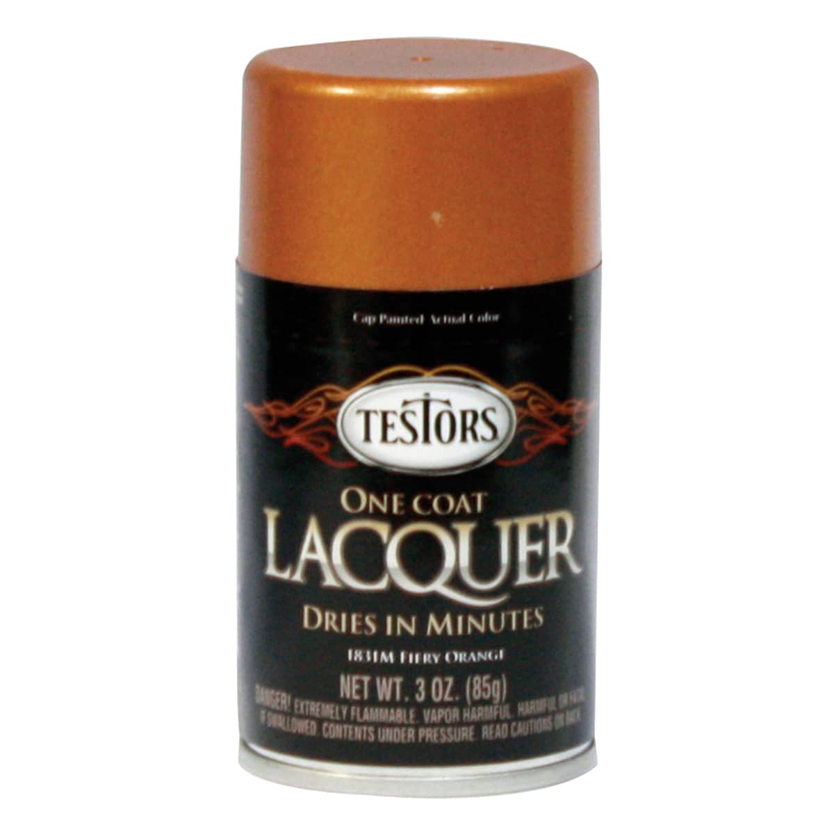 One Coat Lacquer Paints Fiery Orange - 3 oz. Spray Can