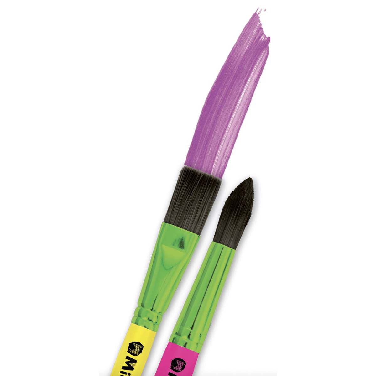 Micador Dark Arts, Neon Glow Brush Pack, 2-Brush Pack