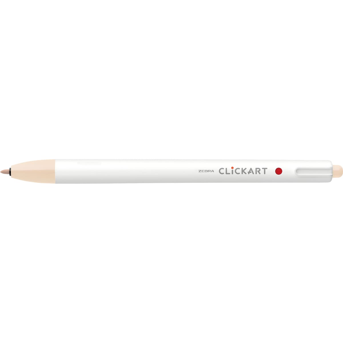 ClickArt Retractable Marker Pen Pale Orange