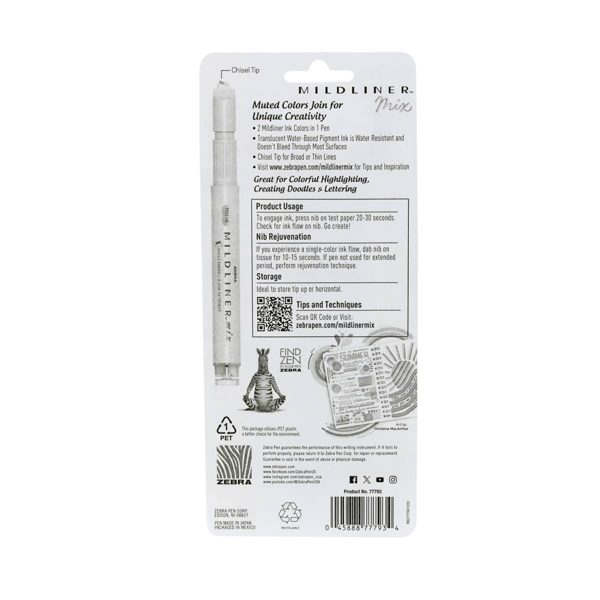 Mildliner Mix Pen 3-Color Warm Set