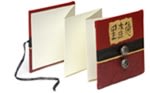 painted accordion books
