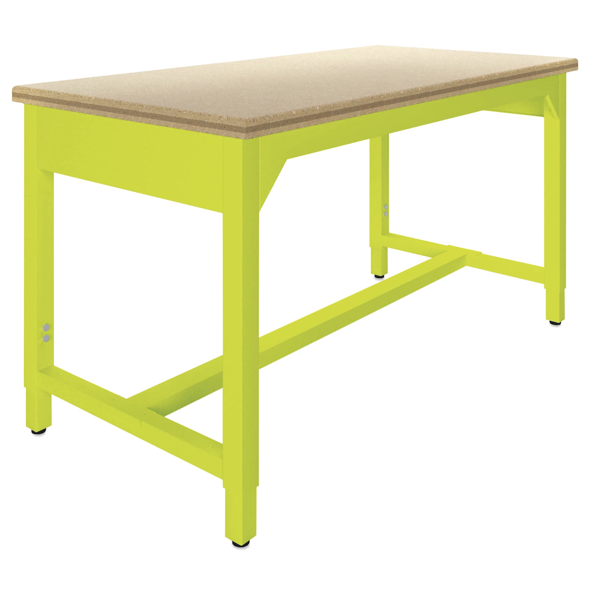 Diversified Spaces Fab-Lab Workbench - ShopTop Top, Lime, 60" x 30"
