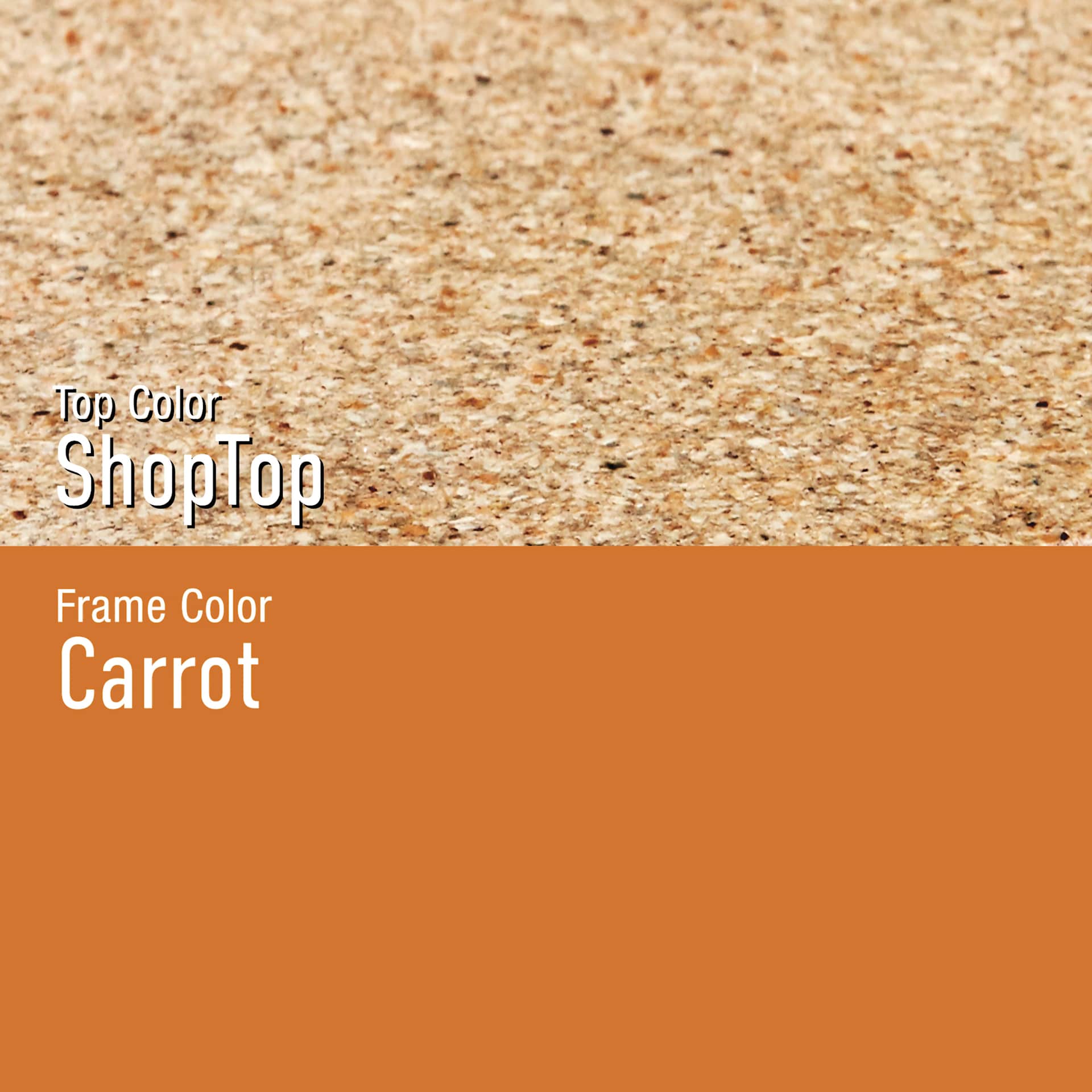 Diversified Spaces Fab-Lab Workbench - Butcher Block Top, Carrot, 60" x 30" - colors