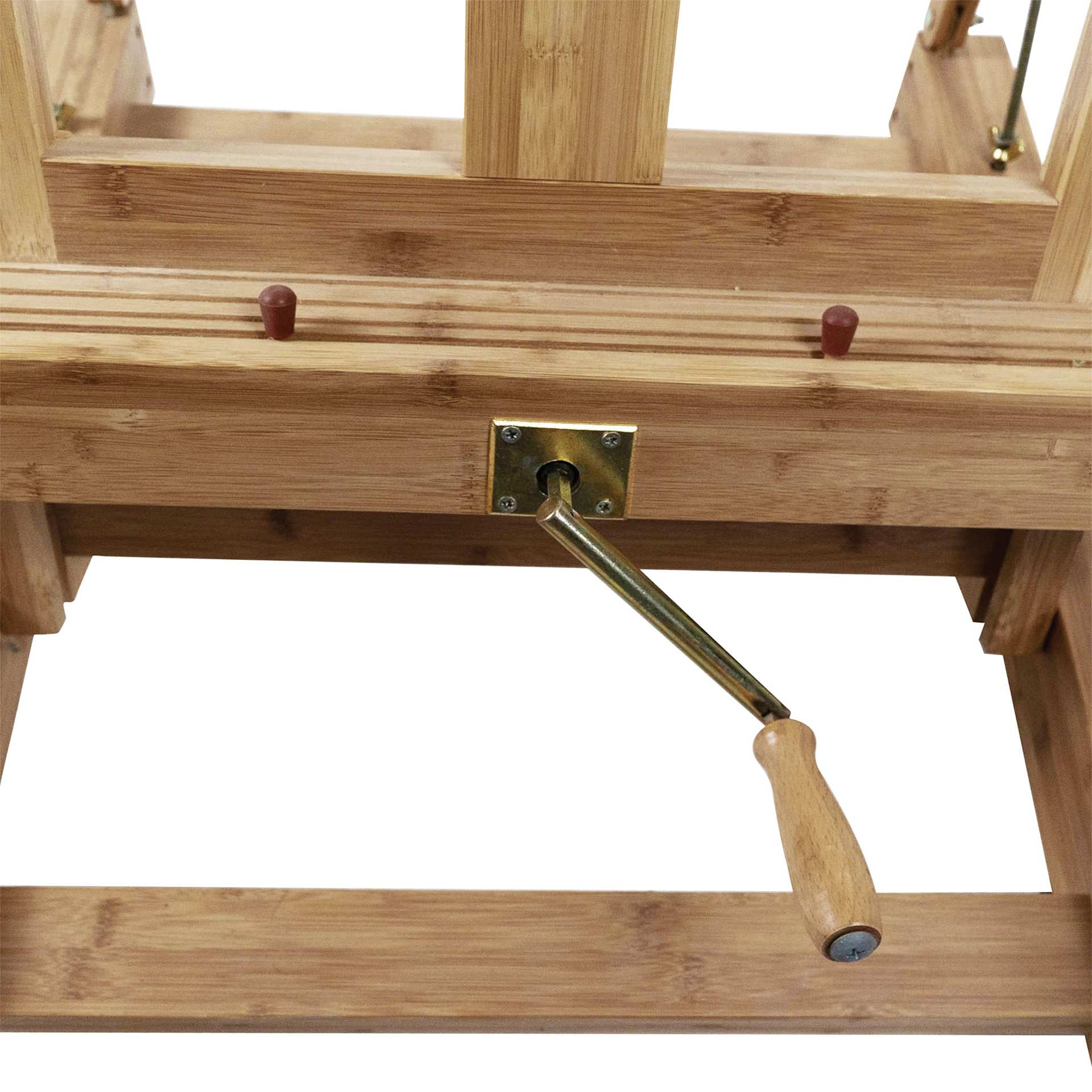 Pacific Arc Navidad Deluxe H-Frame Studio Easel, crank handle