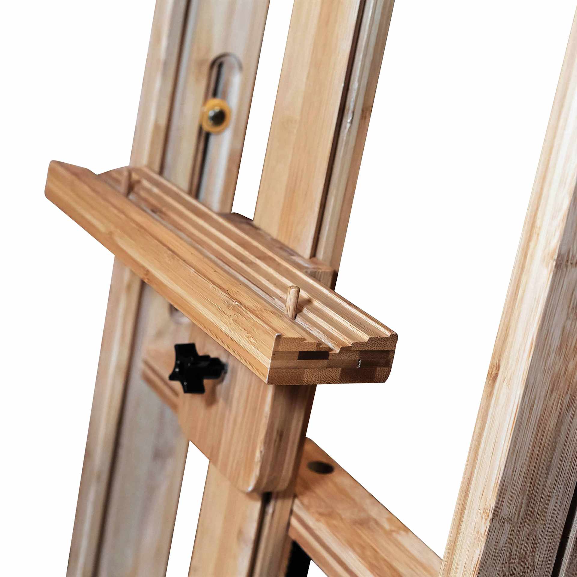 Pacific Arc Navidad Deluxe H-Frame Studio Easel, bottom canvas support