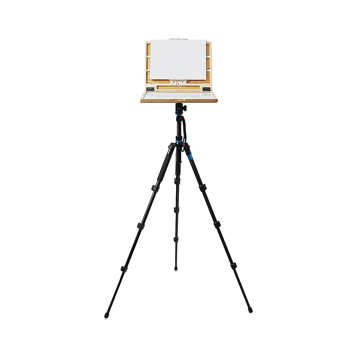 New Wave u.go Tripod - Completely set up and extended with separately sold Pochade installed