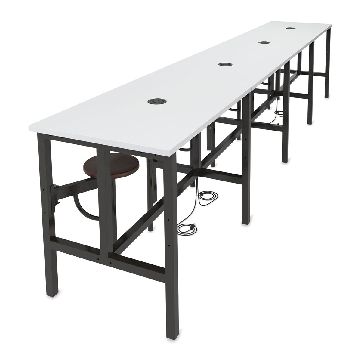 OFM Endure Tables with Attached Stools