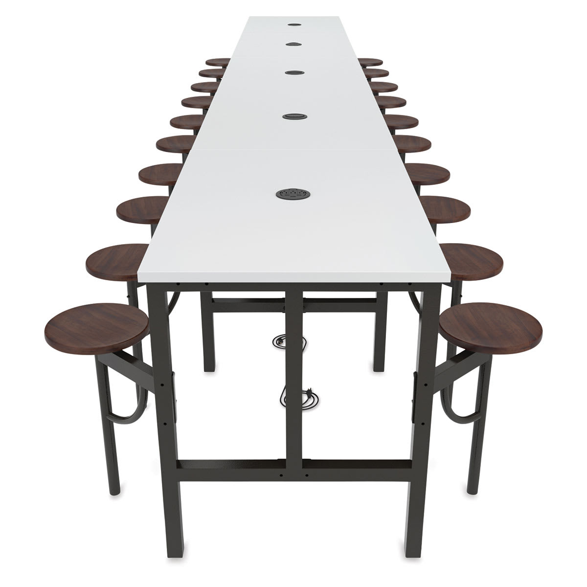 OFM Endure Tables with Attached Stools