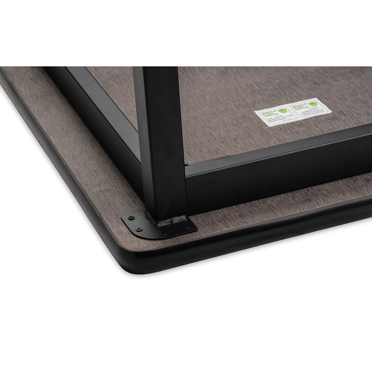 National Public Seating Adjustable Height Utility Tables - Close up of bottom, High Pressure Laminate
