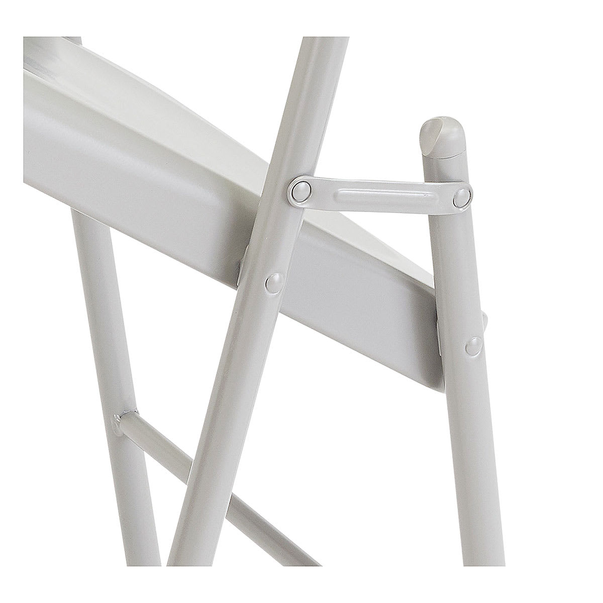 National Public Seating Commercialine Folding Chair - Grey, Set of 4