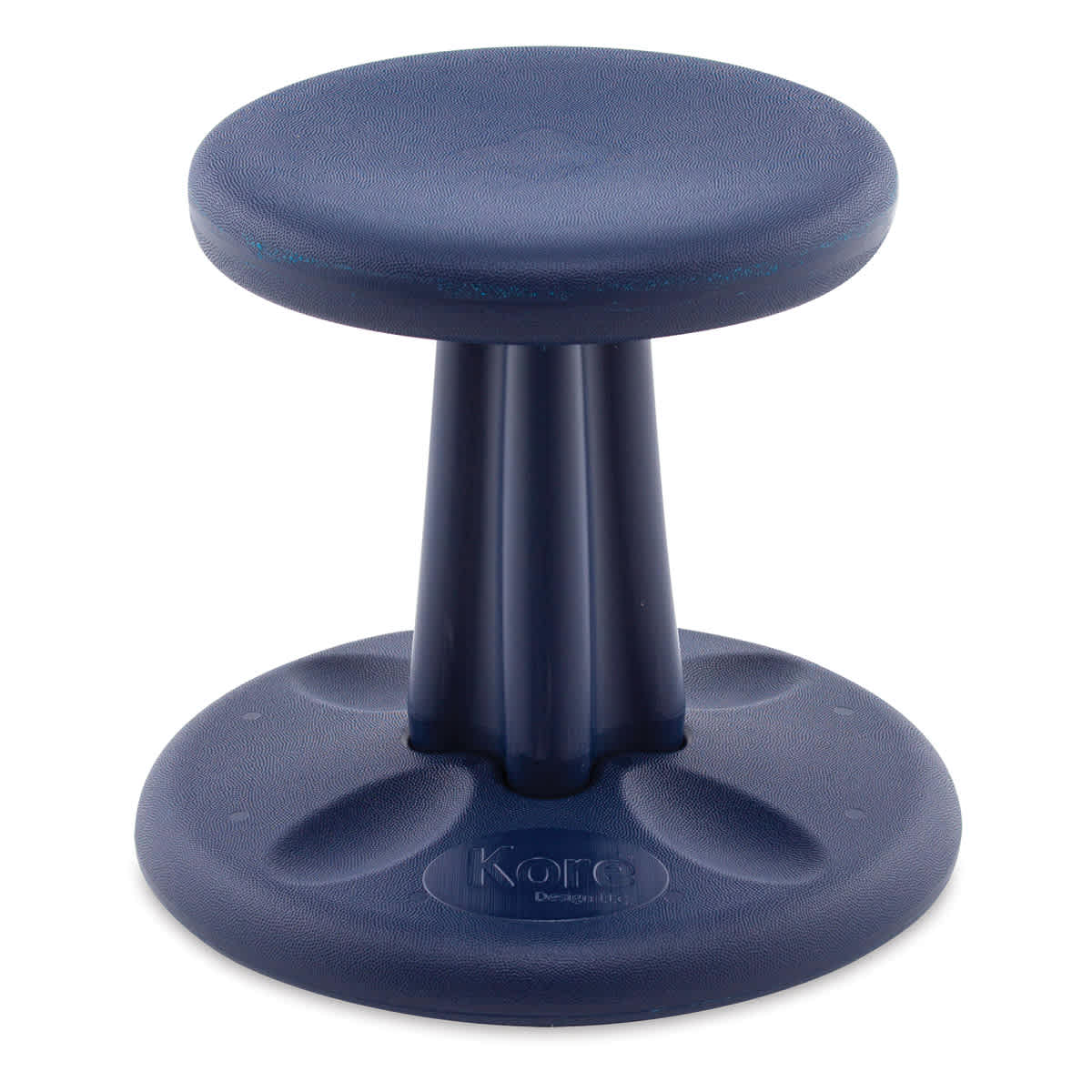 Kore Design Preschool Wobble Chair - Front view of Dark Blue Chair