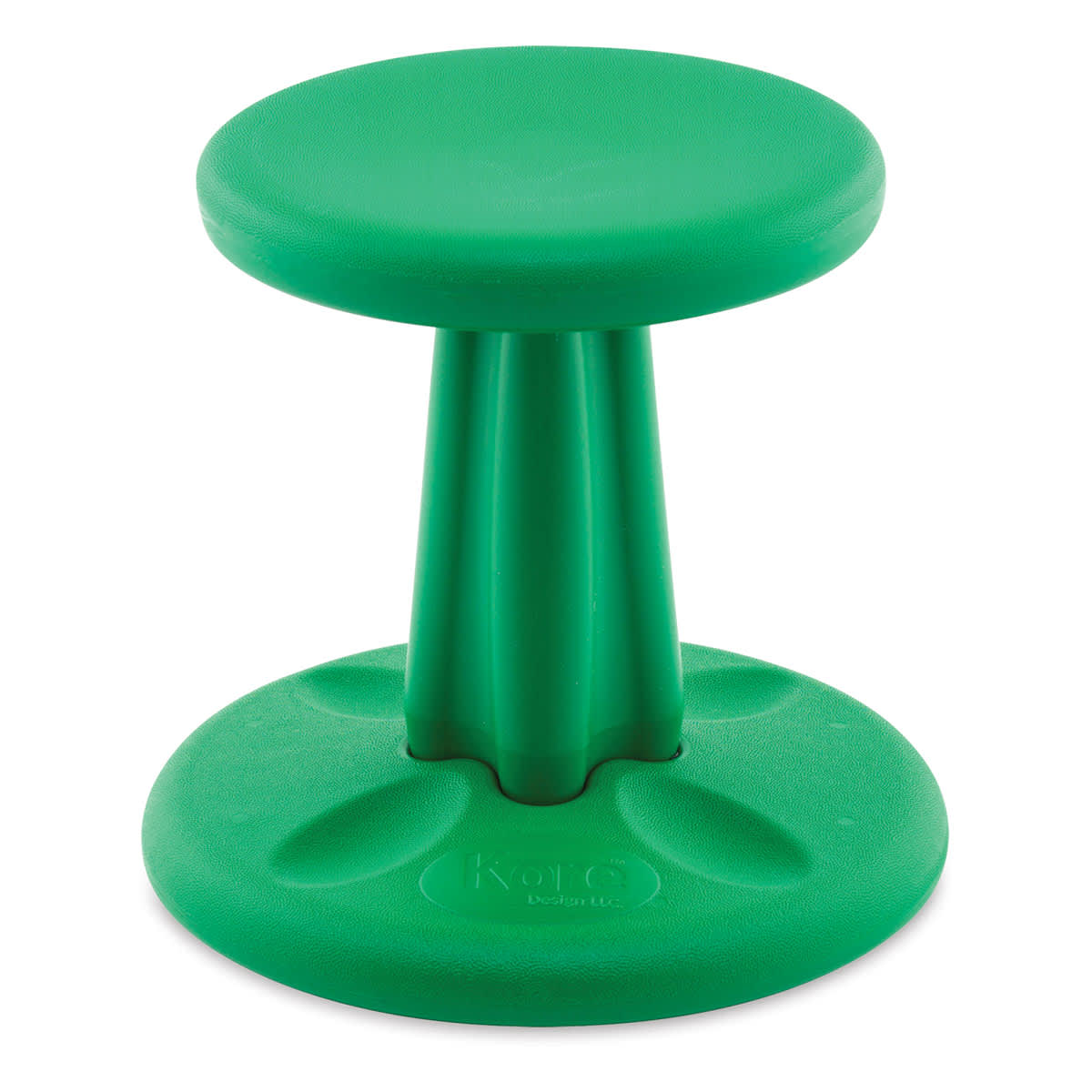 Kore Design Preschool Wobble Chair - Front view of Green Chair