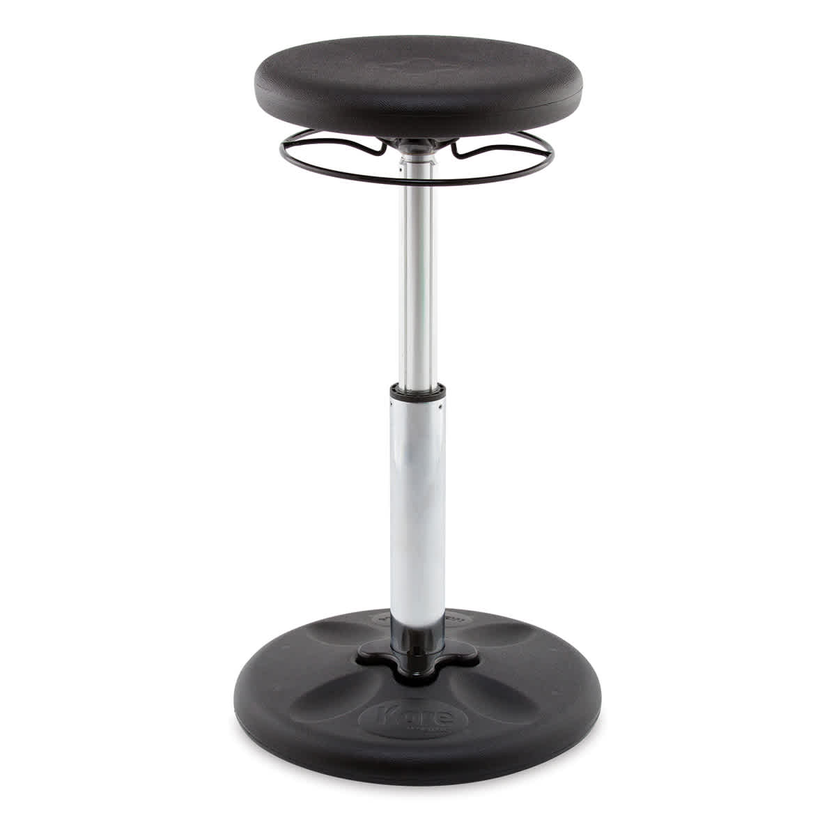 Kore Design Kids Tall Adjustable Chair - Black, Shown at maximum height.