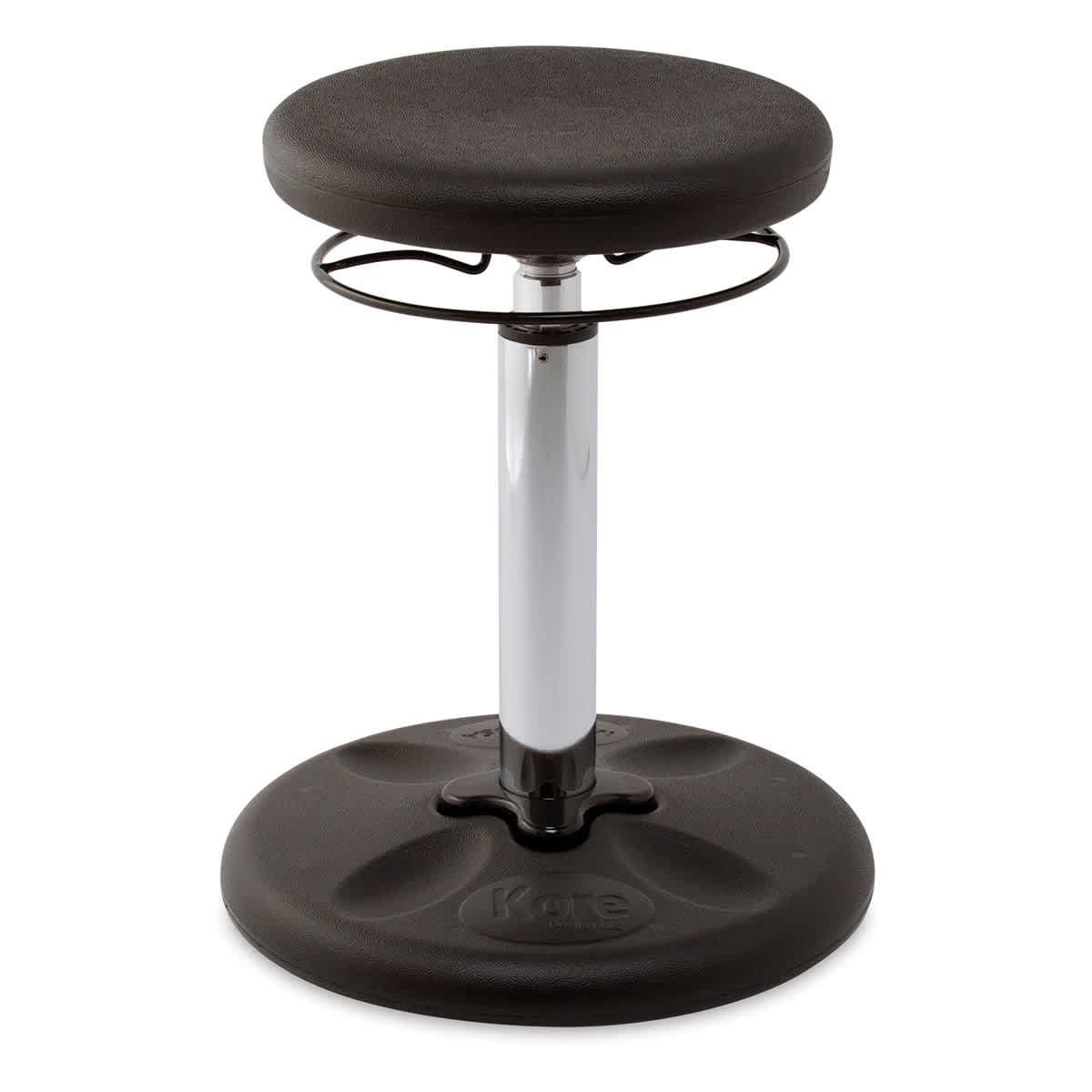Kore Design Kids Tall Adjustable Chair - Black, Shown at minimum height.