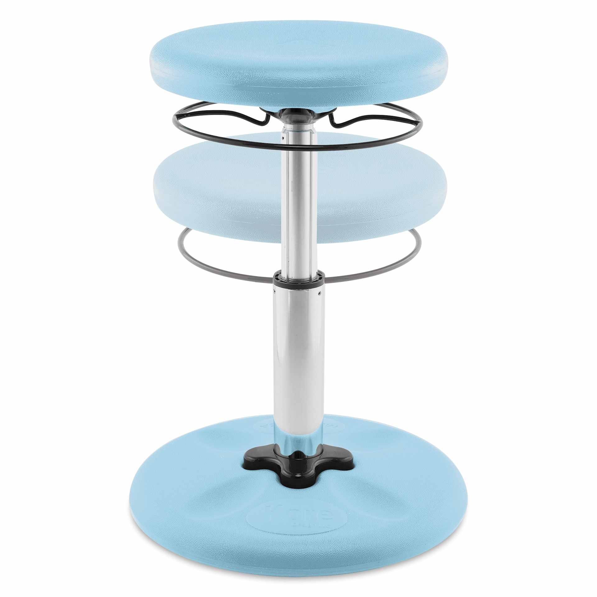 Kore Design Kids Adjustable Chair - Pale Blue - raised and unraised