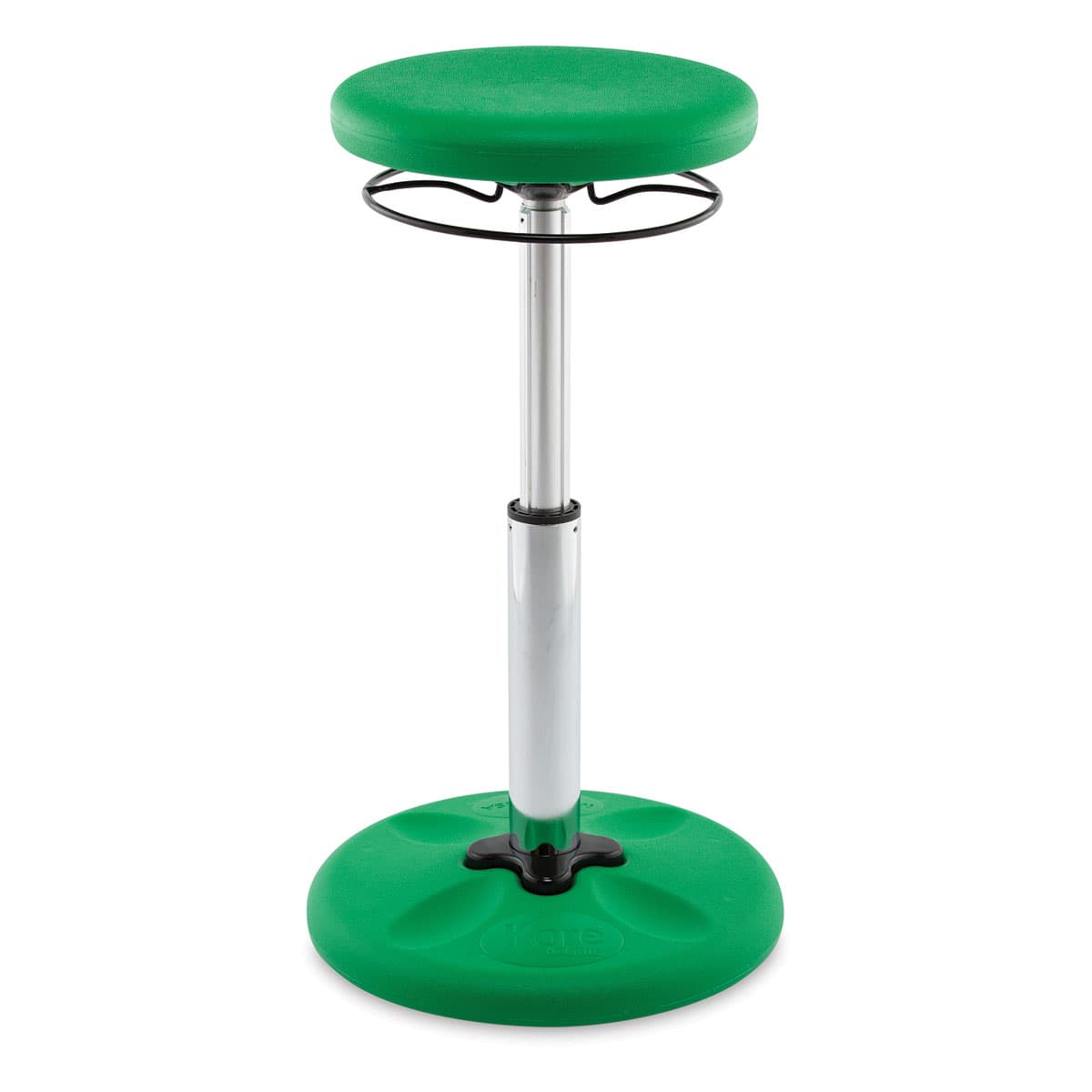 Kore Design Kids Tall Adjustable Chair - Green, Shown at maximum height.