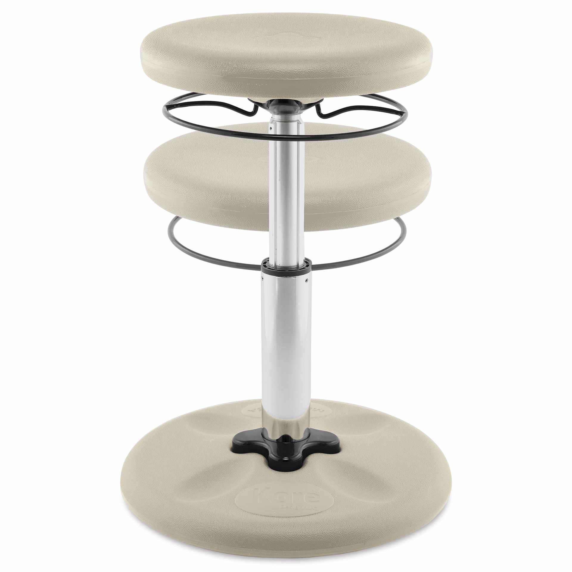 Kore Design Kids Tall Adjustable Chair - Sand Dollar - raised and unraised