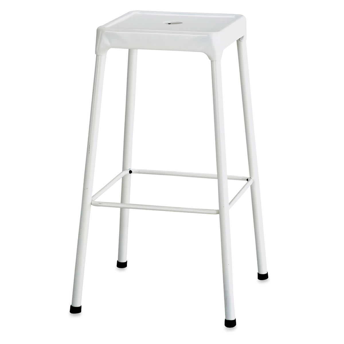 Safco Steel Bar Stool - White