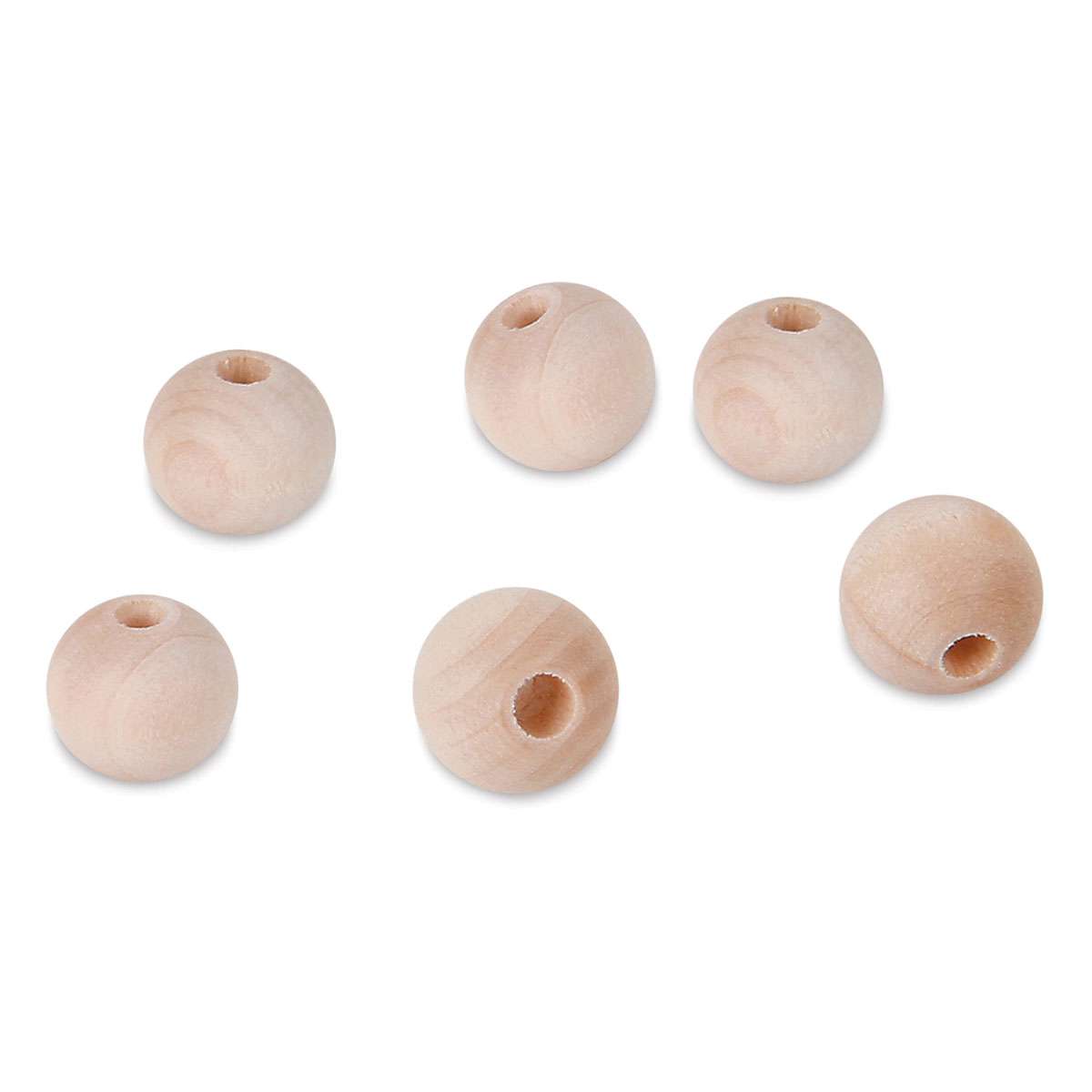 Wood Beads - 10 mm, Pkg of 72