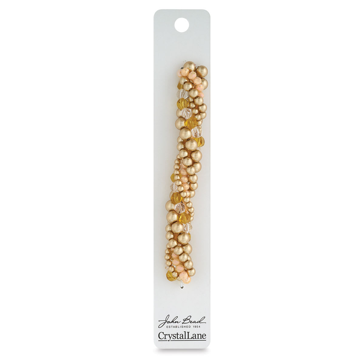 John Bead Twisted Crystal Bead Strands - Verbena - front of packaging