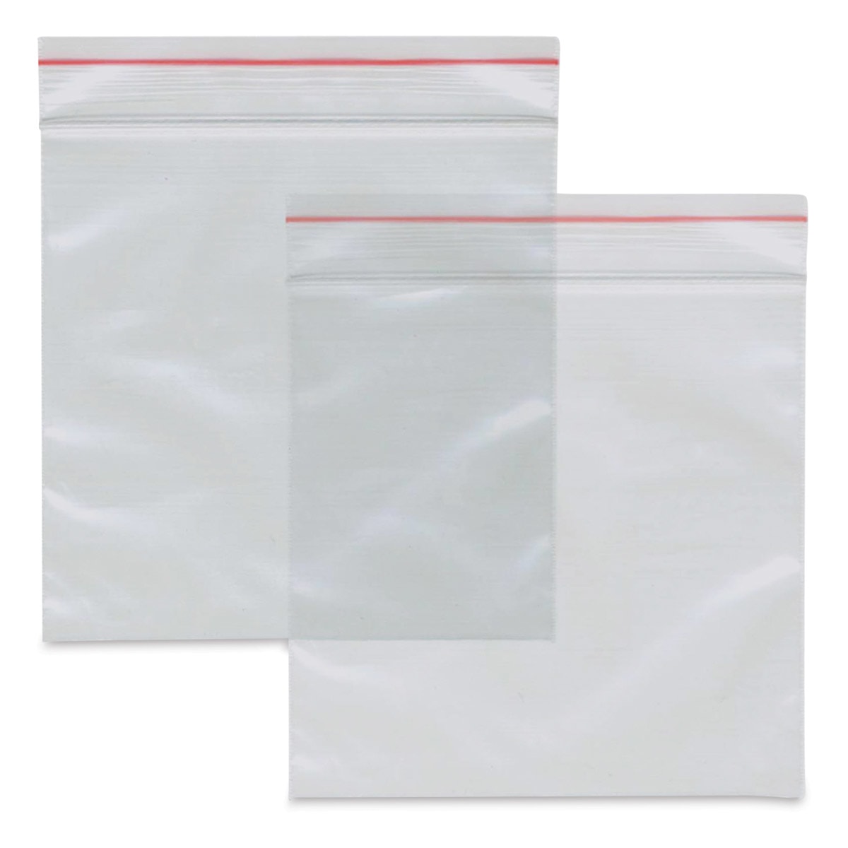 Craft Medley Zipper Lock Bags - 4" W x 4" L, Package of 40