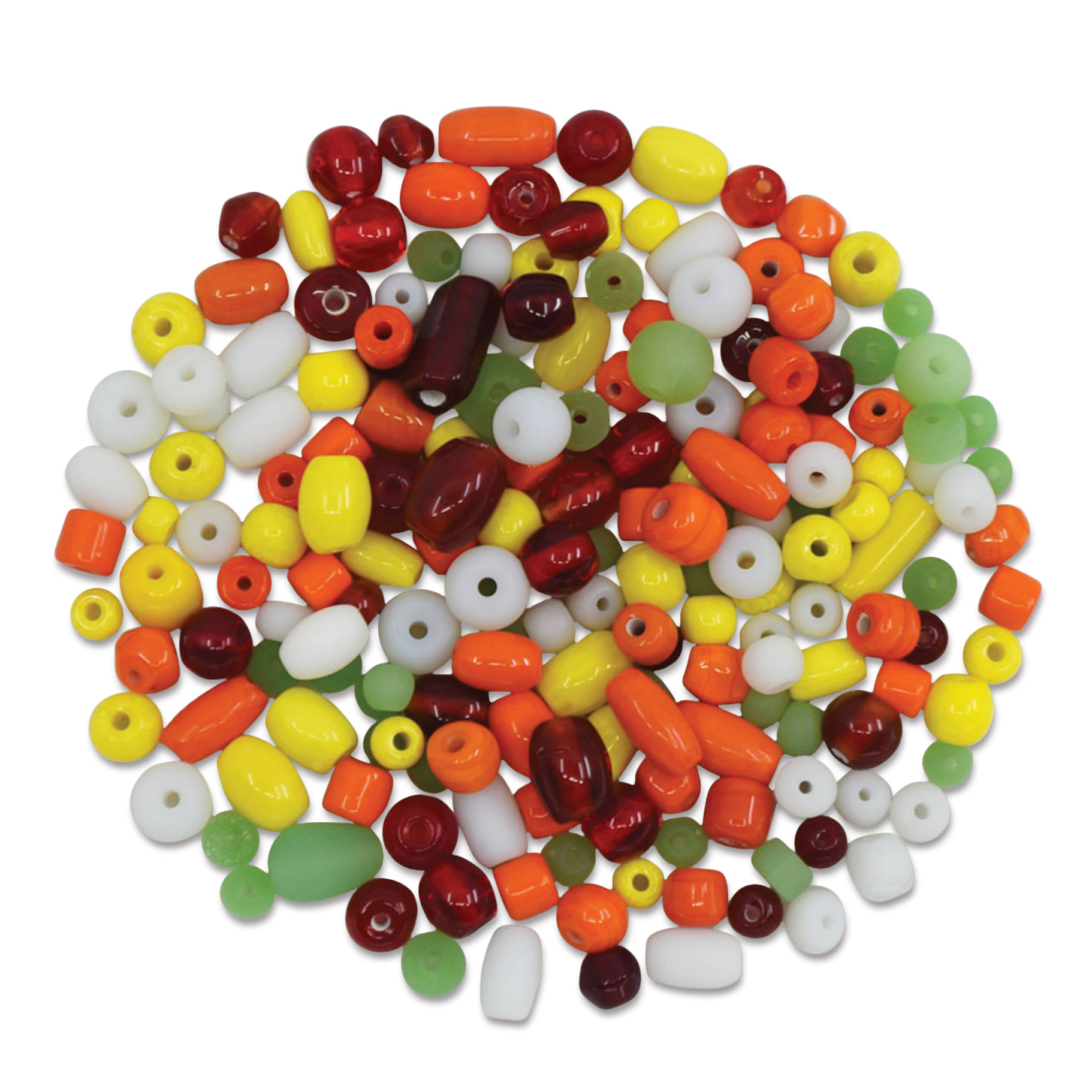 Craft Medley Glass Beads - Tropicana Mix, 1.05 oz