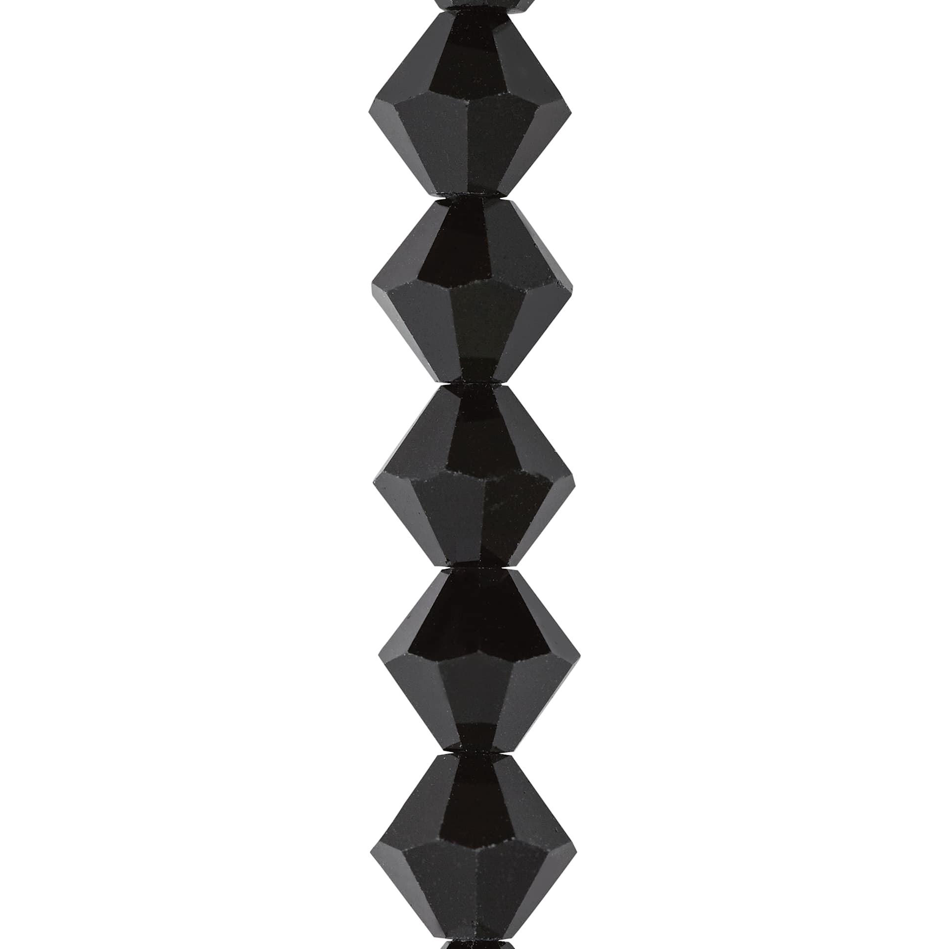 John Bead Preciosa Crystal Beads - Jet