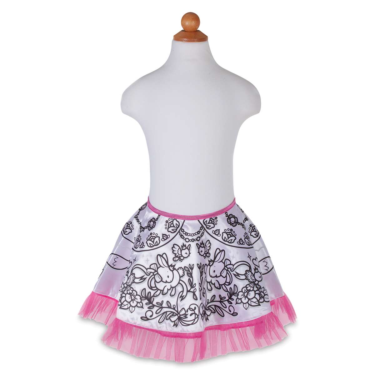 Great Pretenders Colour-a-Skirt - Undecorated Skirt on mannequin
