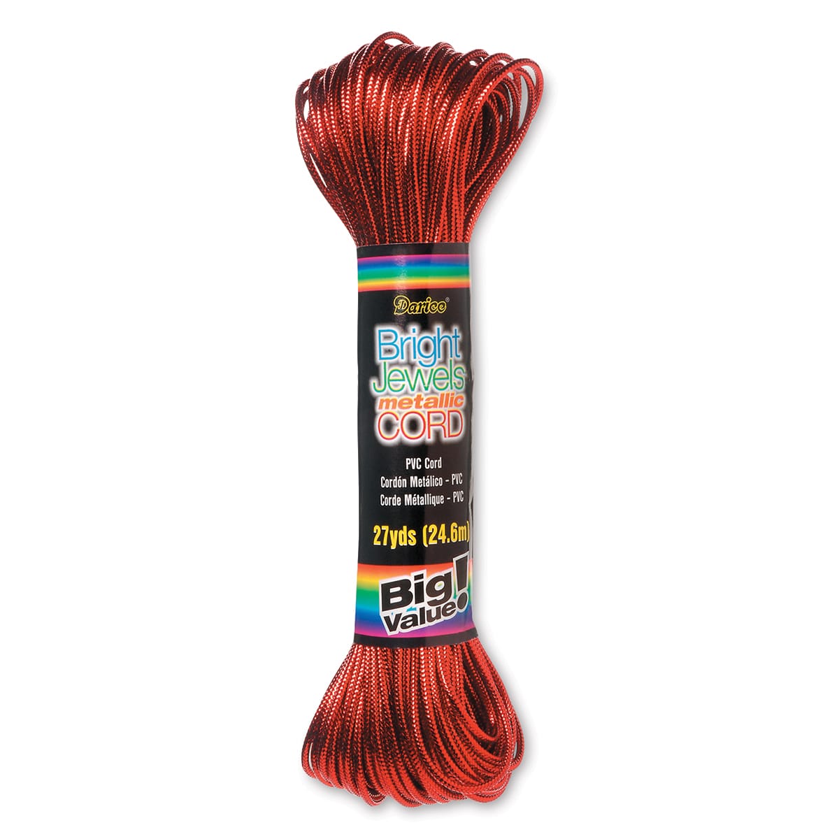 Darice Bright Jewels Metallic Cord