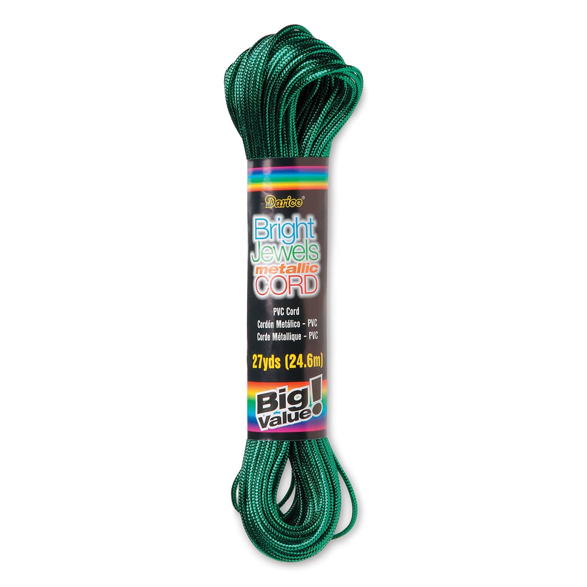 Darice Bright Jewels Metallic Cord