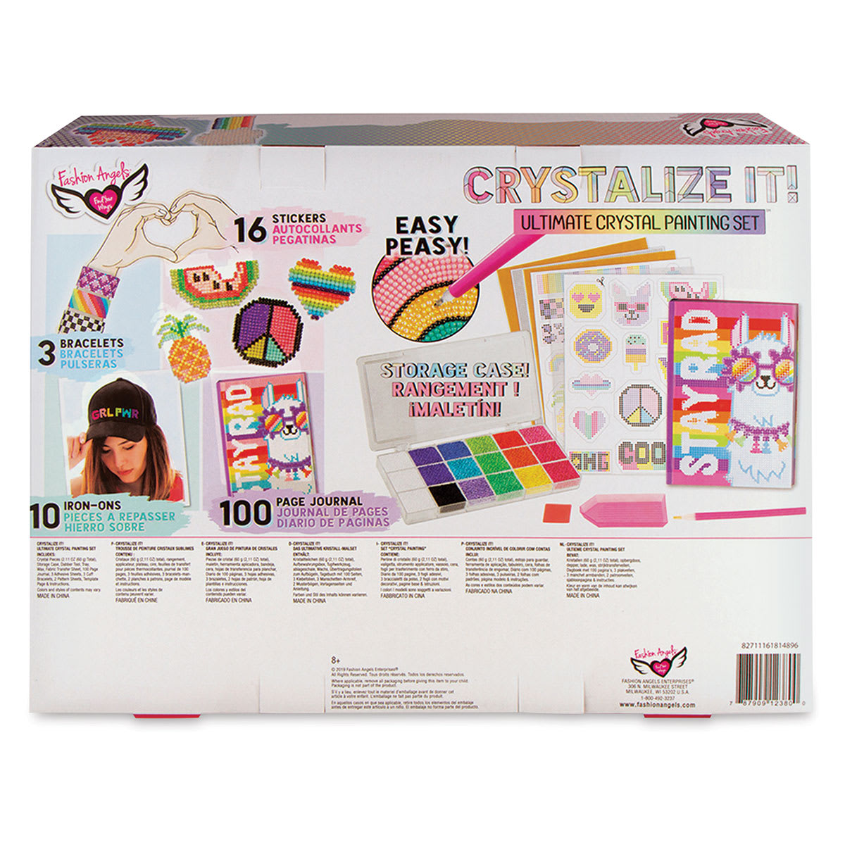 Fashion Angels Crystalize It Kit - Ultimate Crystal Painting Set