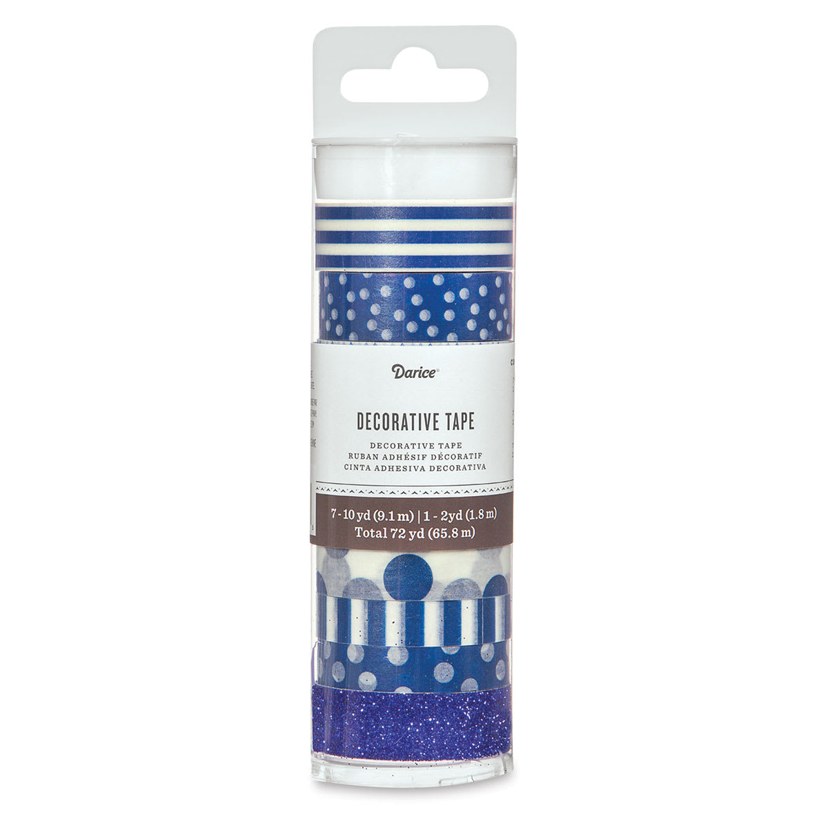 Darice Washi Tape - Navy, Set of 8