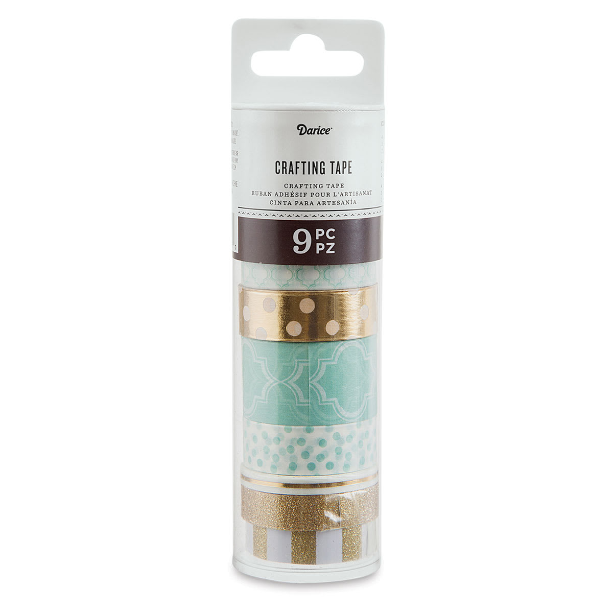 Darice Washi Tape - Mint, Set of 8