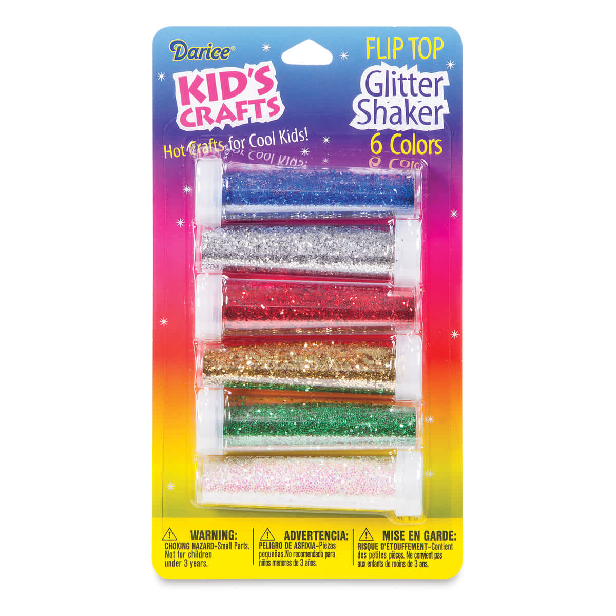 Darice Kids Glitter Pack - Set of 6