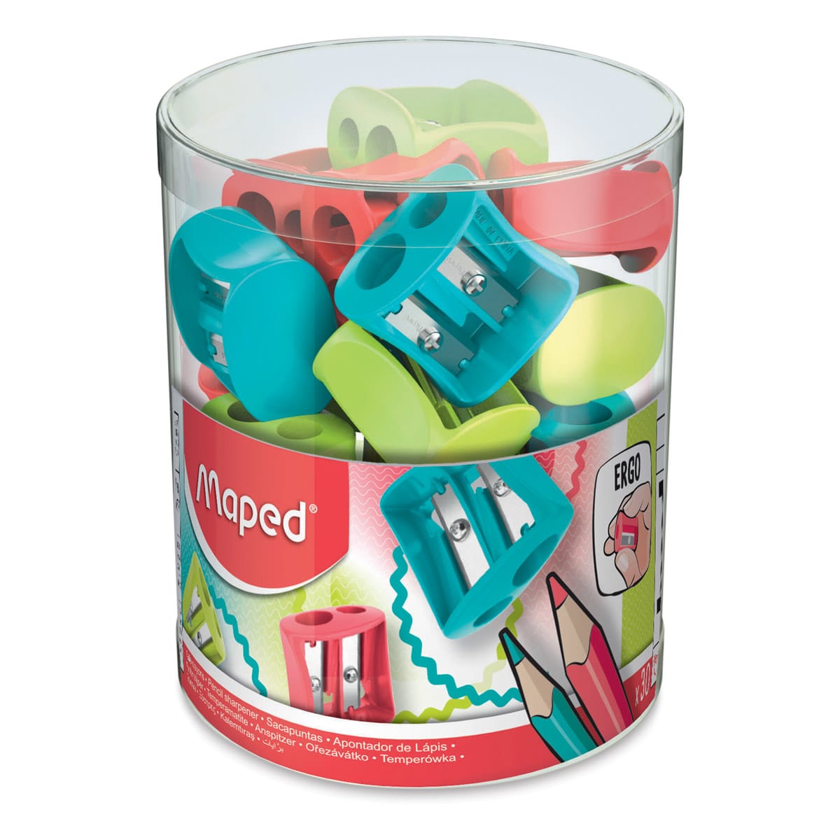 Maped Vivo Sharpeners - Double Hole, Pkg of 30